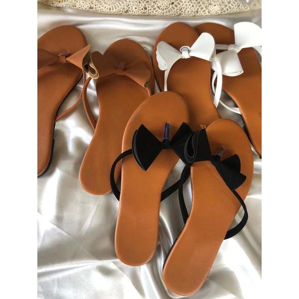 slippers fashion casual solid color bow decoration flip-flops outdoor large size flat-bottomed women's 2021 summer style, Black
slippers fashion casual solid color bow decoration flip-flops outdoor large size flat-bottomed women's 2021 summer style, Black