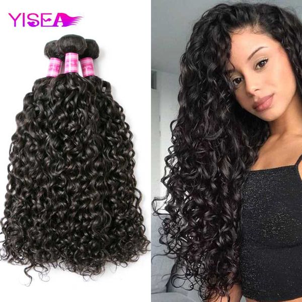 human hair bulks yisea 1/3/4 pcs water wave bundles brazilian weave remy 100% extensions 8-30 in, Black
human hair bulks yisea 1/3/4 pcs water wave bundles brazilian weave remy 100% extensions 8-30 in, Black