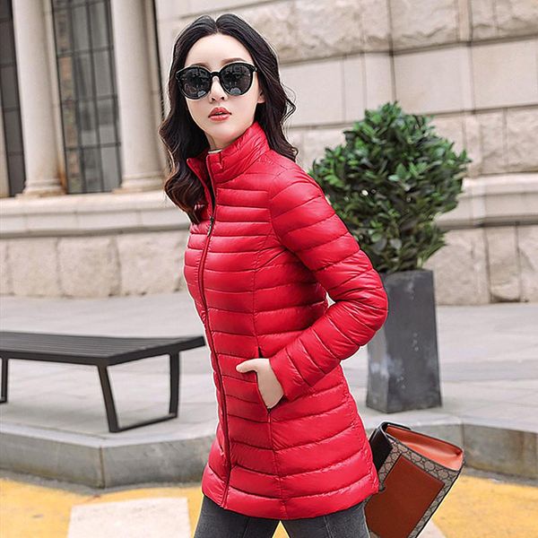 women's trench coats fashion light female cotton coat long section slim large size simple stand collar sleeve down padded jacket, Tan;black
women's trench coats fashion light female cotton coat long section slim large size simple stand collar sleeve down padded jacket, Tan;black