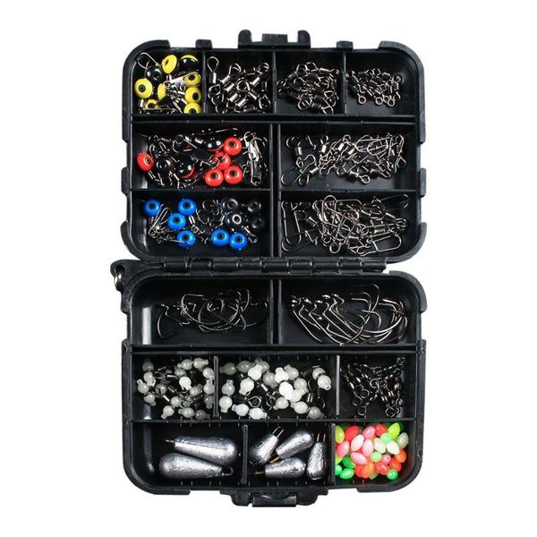 fishing accessories 177pcs portable durable tackle hook kit carp bait lure with box winter accessoires
fishing accessories 177pcs portable durable tackle hook kit carp bait lure with box winter accessoires