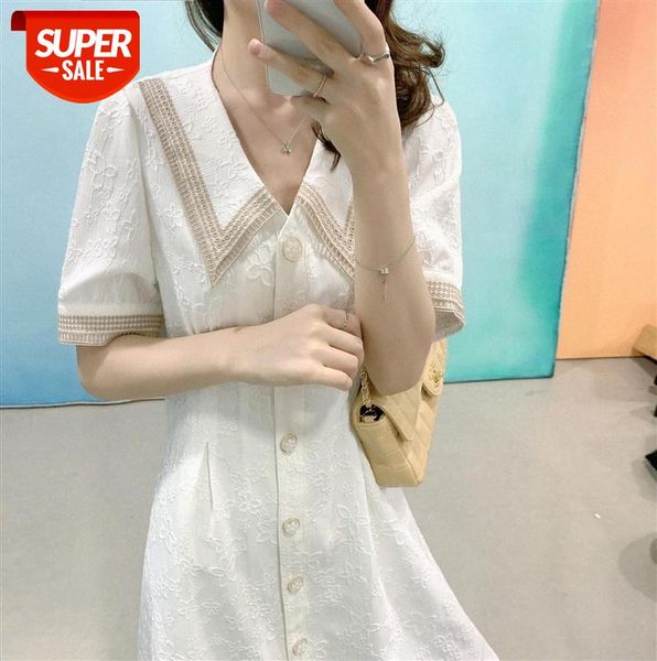 retro lapel contrast color lace short-sleeved waist a-line dress female one-piece delivery #ox9k, Black;gray
retro lapel contrast color lace short-sleeved waist a-line dress female one-piece delivery #ox9k, Black;gray