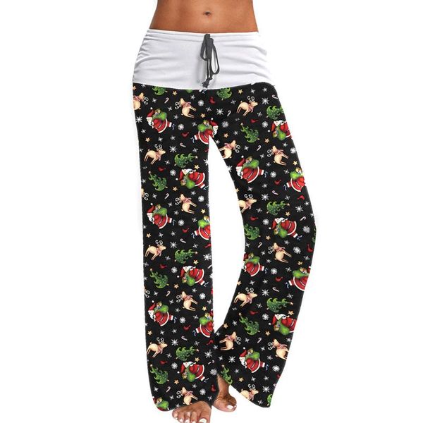 women's pants & capris women christmas printed long elastic high waist drawstring casual trousers mug88, Black;white
women's pants & capris women christmas printed long elastic high waist drawstring casual trousers mug88, Black;white