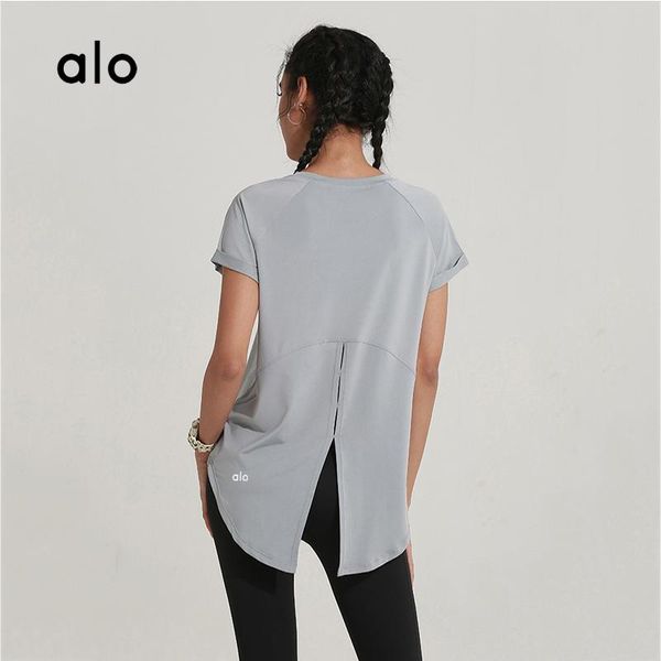 yoga outfit spring summer women's short-sleeved three-color back split sports shirt running fitness leisure t-shirt
yoga outfit spring summer women's short-sleeved three-color back split sports shirt running fitness leisure t-shirt