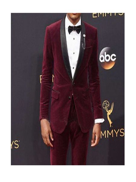 men's suits & blazers burgundy of veet fine male fitting suits for the singing wedding prom wear black shawl two piece groom tuxedo jac, White;black
men's suits & blazers burgundy of veet fine male fitting suits for the singing wedding prom wear black shawl two piece groom tuxedo jac, White;black