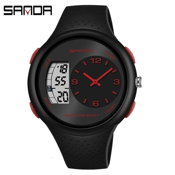sanda band shockproof wristwatch luminous mode fashion men sports watch quartz business electronic fall-proof montre homme
sanda band shockproof wristwatch luminous mode fashion men sports watch quartz business electronic fall-proof montre homme