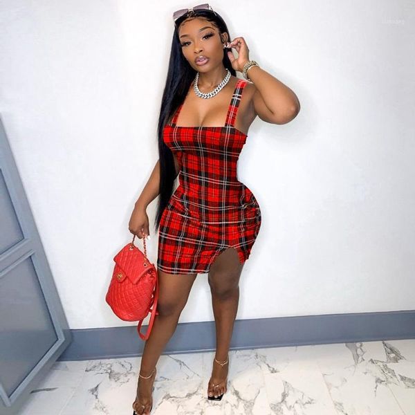 women's swimwear plaid dress summer sling sleeveless birthday party lounge wear night club outfits goth streetwear y2k clothes wholesal, White;black
women's swimwear plaid dress summer sling sleeveless birthday party lounge wear night club outfits goth streetwear y2k clothes wholesal, White;black