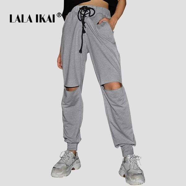 women's pants & capris lala ikai high street chic pant women gray ins hole harem girls drawstring polyester loose trousers ladies swb18, Black;white
women's pants & capris lala ikai high street chic pant women gray ins hole harem girls drawstring polyester loose trousers ladies swb18, Black;white