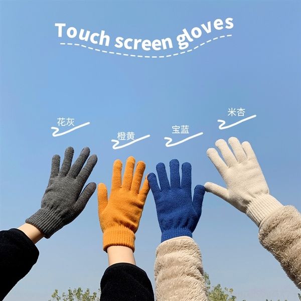 9ov7 korean ins touch screen female warm wool gloves winter solid color mittens versatile student fingerless gloves cute five finger wool k, Blue;gray
9ov7 korean ins touch screen female warm wool gloves winter solid color mittens versatile student fingerless gloves cute five finger wool k, Blue;gray