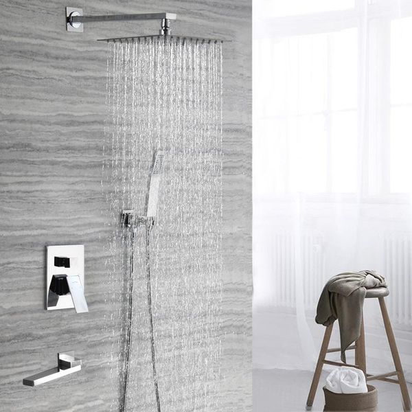 bathroom shower sets hidden square set faucet fixed to wall brass tap system 3-way mixer
bathroom shower sets hidden square set faucet fixed to wall brass tap system 3-way mixer