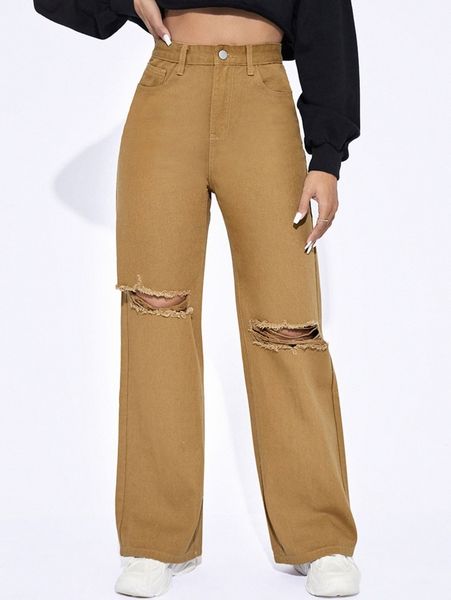 high waist ripped wide leg jeans a8yq#, Blue
high waist ripped wide leg jeans a8yq#, Blue