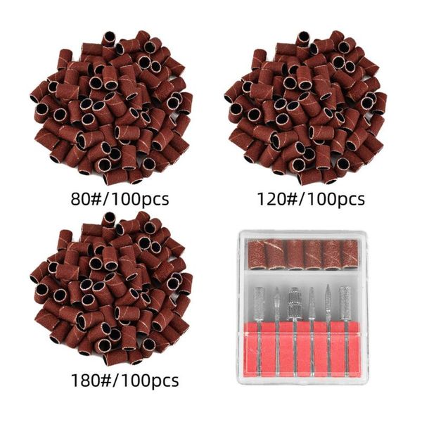 nail drill & accessories 1 set grinder professional manicure tool kit household sander for daily use (300pcs frosted ring + 6pcs g
nail drill & accessories 1 set grinder professional manicure tool kit household sander for daily use (300pcs frosted ring + 6pcs g
