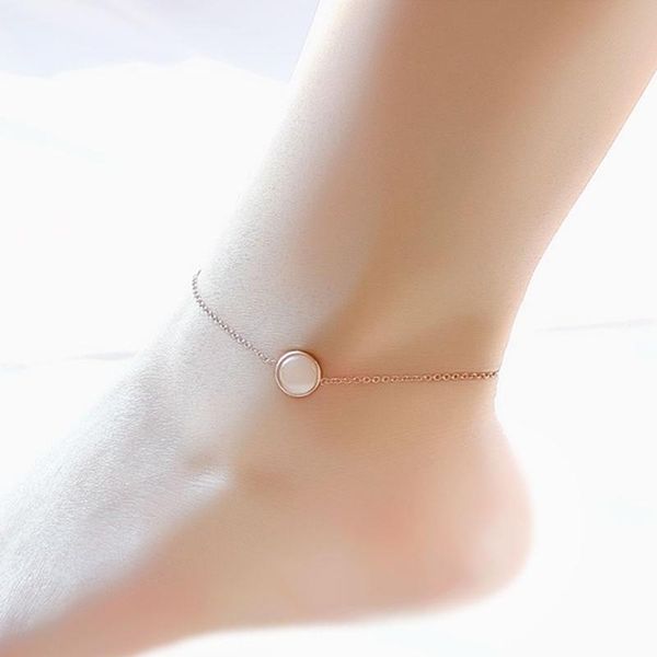 anklets 18kgp fashion rose gold color round opal anklet woman girl gift stainless steel jewelry not fade (ga102), Red;blue
anklets 18kgp fashion rose gold color round opal anklet woman girl gift stainless steel jewelry not fade (ga102), Red;blue