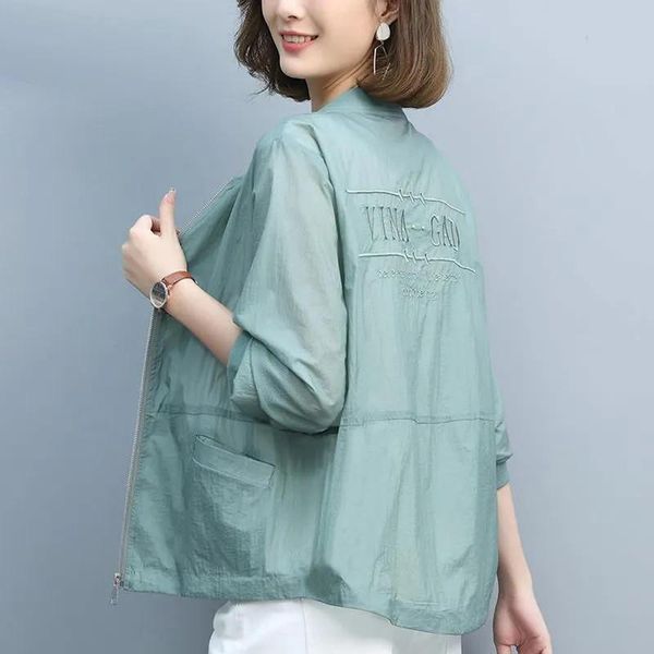 women's jackets 2021 women jacket thin coat sun protection pocket zipper windbreaker famale casual outwear loose coats plus size 3xl, Black;brown
women's jackets 2021 women jacket thin coat sun protection pocket zipper windbreaker famale casual outwear loose coats plus size 3xl, Black;brown