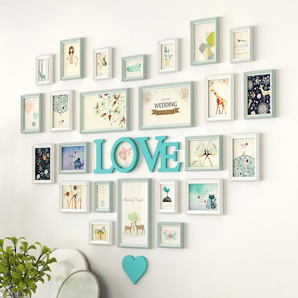 frames and mouldings romantic heart-shaped po frame wall decoration 25pieces/set wedding picture home decor bedroom combination set
frames and mouldings romantic heart-shaped po frame wall decoration 25pieces/set wedding picture home decor bedroom combination set