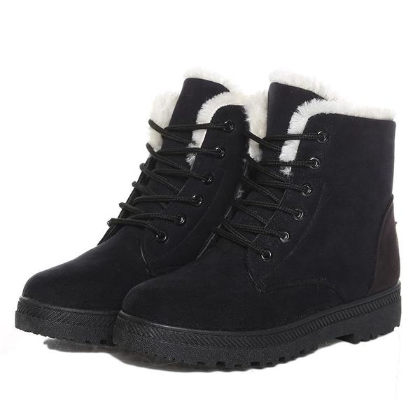boots women nice winter shoes super warm fashion vogue cross-tied ladies casual ankle for woman, Black
boots women nice winter shoes super warm fashion vogue cross-tied ladies casual ankle for woman, Black