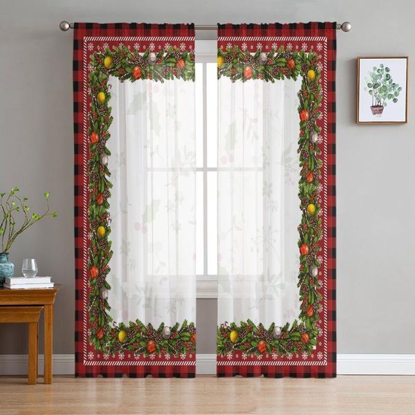 curtain & drapes christmas balls pine cones red plaid sheer voile curtains living room bedroom window balcony screen tulle
curtain & drapes christmas balls pine cones red plaid sheer voile curtains living room bedroom window balcony screen tulle