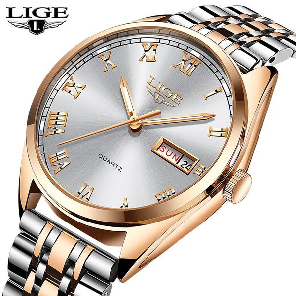 wristwatches 2021 lige watch men fashion male stainless steel men's watches waterproof business clock relogio masculino, Slivery;brown
wristwatches 2021 lige watch men fashion male stainless steel men's watches waterproof business clock relogio masculino, Slivery;brown
