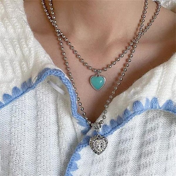 chains 2021 summer fashion love heart pendant necklace for women statement rhinestone toggle clasp aesthetic jewelry, Silver
chains 2021 summer fashion love heart pendant necklace for women statement rhinestone toggle clasp aesthetic jewelry, Silver