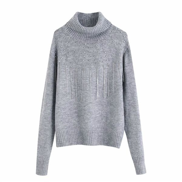 women's shorts causal women diamond tassels sweater fashion ladies turtleneck pullover elegant female striped chic girl vybt, White;black
women's shorts causal women diamond tassels sweater fashion ladies turtleneck pullover elegant female striped chic girl vybt, White;black