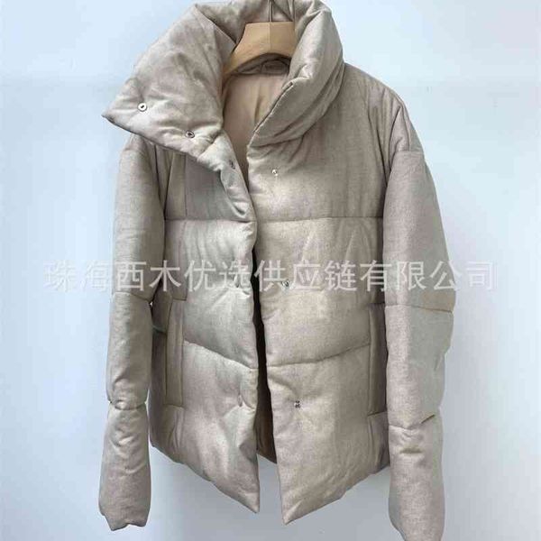autumn and winter 2021 new silk camel down white goose short jacket for women, Black
autumn and winter 2021 new silk camel down white goose short jacket for women, Black