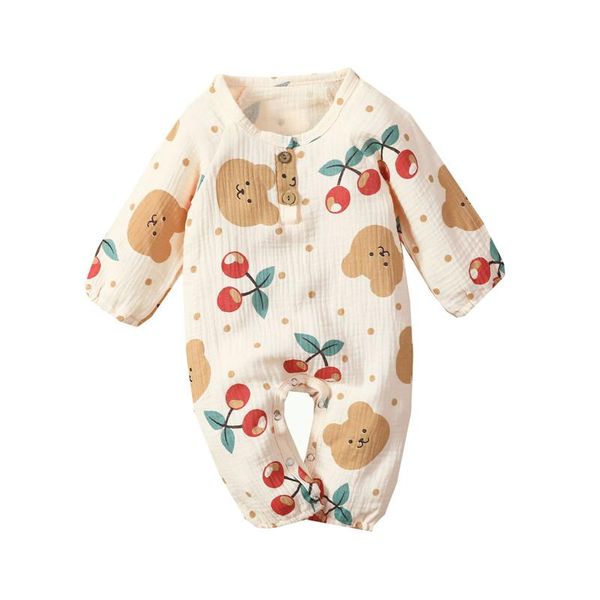 jumpsuits 0-24m baby long sleeve romper cartoon bear cherry print jumpsuit for born boys girls spring autumn playsuit, Blue
jumpsuits 0-24m baby long sleeve romper cartoon bear cherry print jumpsuit for born boys girls spring autumn playsuit, Blue