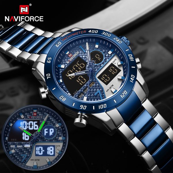 naviforce luxury brand mens wrist watch military digital sport watches for man steel strap quartz clock male relogio masculinog, Slivery;brown
naviforce luxury brand mens wrist watch military digital sport watches for man steel strap quartz clock male relogio masculinog, Slivery;brown