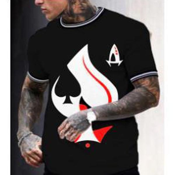 men's t-shirts fashion poker printed mens summer short sleeve o-neck pullover casual t shirt for male plus size tee streetwear, White;black
men's t-shirts fashion poker printed mens summer short sleeve o-neck pullover casual t shirt for male plus size tee streetwear, White;black