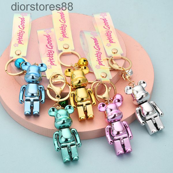 key chain acrylic smooth violence bear cartoon creative bag pendant lovely, Silver
key chain acrylic smooth violence bear cartoon creative bag pendant lovely, Silver