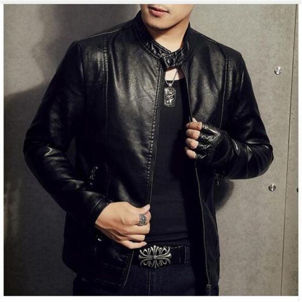men's fur & faux 2021 fashion motorcycle biker leather jacket men casual male business moto coats pu bomber vintage, Black
men's fur & faux 2021 fashion motorcycle biker leather jacket men casual male business moto coats pu bomber vintage, Black