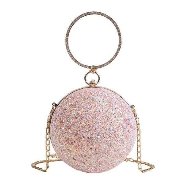 card holders 2021 women sequin crossbody bag evening day clutch colorful crystal diamonds round ball shaped clutches lady handbag wedding pu, Brown;gray
card holders 2021 women sequin crossbody bag evening day clutch colorful crystal diamonds round ball shaped clutches lady handbag wedding pu, Brown;gray