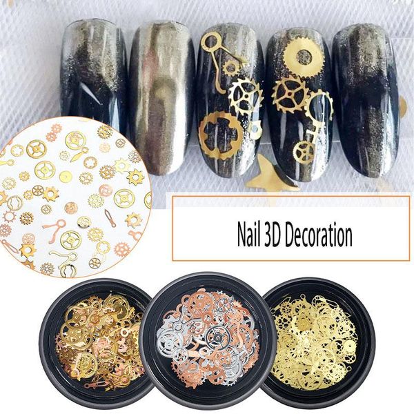 nail art decorations 1 box ultra-thin steam punk metal slices mix gear shaped 3d charms pendant japanese glitter sequins gems supplies, Silver;gold
nail art decorations 1 box ultra-thin steam punk metal slices mix gear shaped 3d charms pendant japanese glitter sequins gems supplies, Silver;gold