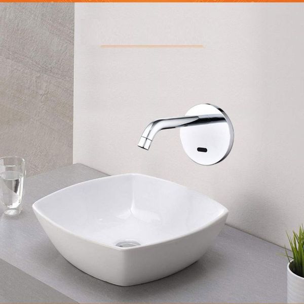 wall mounted brass automatic sensor faucet bathroom basin touchless infrared single cold round taps sink faucets
wall mounted brass automatic sensor faucet bathroom basin touchless infrared single cold round taps sink faucets