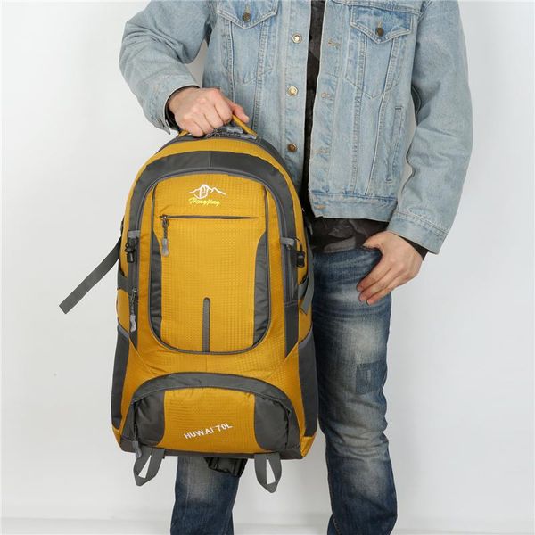 quality nylon fabric outdoor men's camping backpack neutral mountaineering travel bag large capacity cycling sports
quality nylon fabric outdoor men's camping backpack neutral mountaineering travel bag large capacity cycling sports