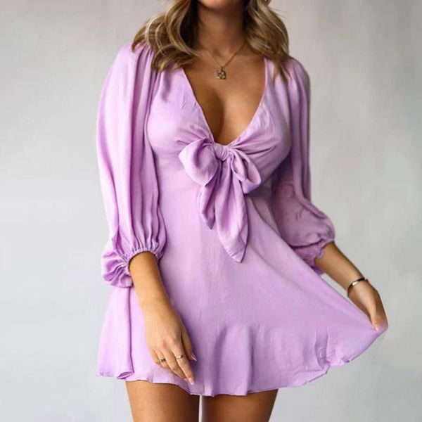 casual dresses dress women fashion solid color elegant bandage three quarter sleeve deep v-neck mini party night sexy, Black;gray
casual dresses dress women fashion solid color elegant bandage three quarter sleeve deep v-neck mini party night sexy, Black;gray
