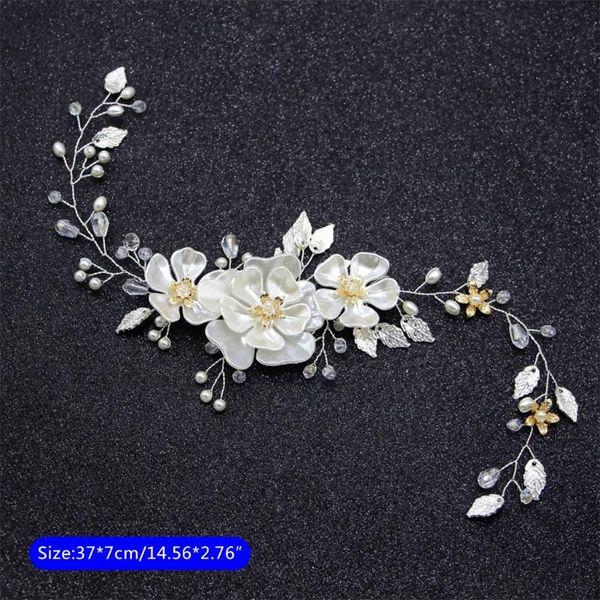 hair clips & barrettes band flower leaves bride wedding headband crystal women jewelry accessories 652b, Golden;silver
hair clips & barrettes band flower leaves bride wedding headband crystal women jewelry accessories 652b, Golden;silver
