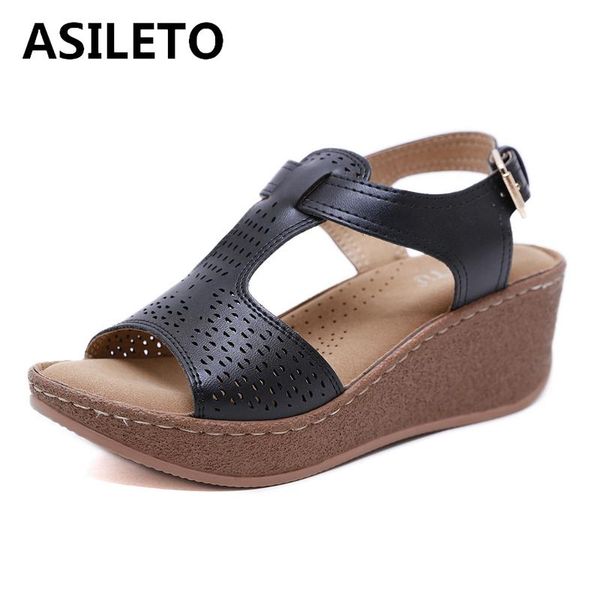 sandals plus size 42 wedges shoes woman heels chaussures femme soft bottom platform t strap buckle, Black
sandals plus size 42 wedges shoes woman heels chaussures femme soft bottom platform t strap buckle, Black