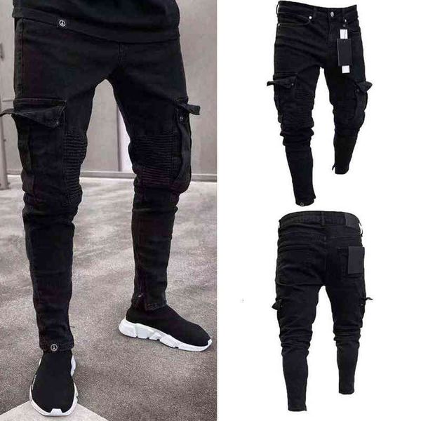 fashion black jean men denim skinny biker jeans destroyed frayed slim fit pocket cargo pencil pants plus size s-3xl, Blue
fashion black jean men denim skinny biker jeans destroyed frayed slim fit pocket cargo pencil pants plus size s-3xl, Blue
