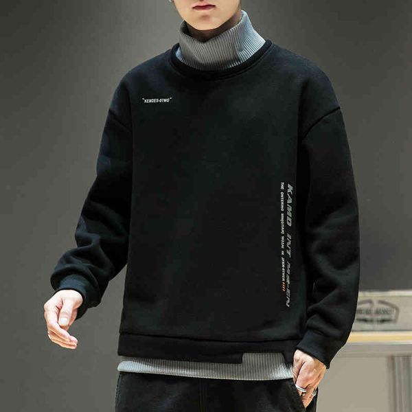 new brushed autumn sweater high round neck fit long sve t-shirt korean bottomed shirt street fashion handsome men's wear, Black
new brushed autumn sweater high round neck fit long sve t-shirt korean bottomed shirt street fashion handsome men's wear, Black