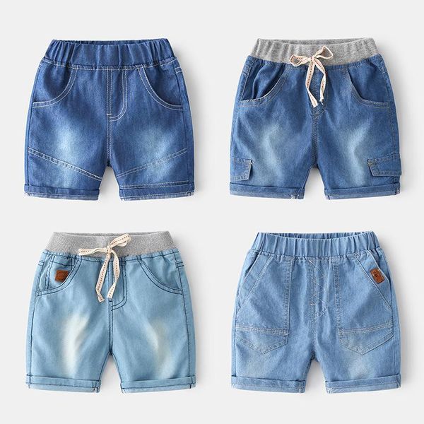 trousers kids summer denim shorts boys fashion solid with pockets children baby casual elastic waist jeans short pants, Blue
trousers kids summer denim shorts boys fashion solid with pockets children baby casual elastic waist jeans short pants, Blue