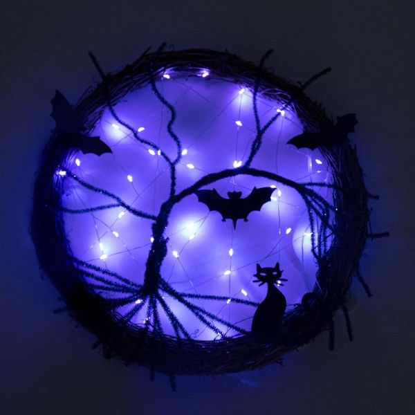 decorative flowers & wreaths halloween glowing decorations garland bats and cats wreath corridor pendant horror party ornaments home accesso
decorative flowers & wreaths halloween glowing decorations garland bats and cats wreath corridor pendant horror party ornaments home accesso