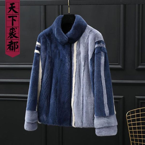 women's fur & faux fashion women genuine mink jacket vertical bar brand lady luxury whole full pelt real coat long sleeve, Black
women's fur & faux fashion women genuine mink jacket vertical bar brand lady luxury whole full pelt real coat long sleeve, Black