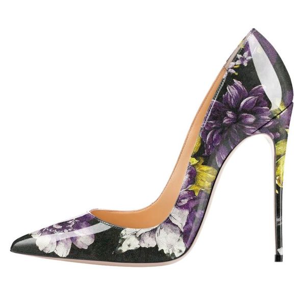 brand ink painting printing wedding shoes woman 10cm high heel pointed toe women leather dress pumps c004b, Black
brand ink painting printing wedding shoes woman 10cm high heel pointed toe women leather dress pumps c004b, Black