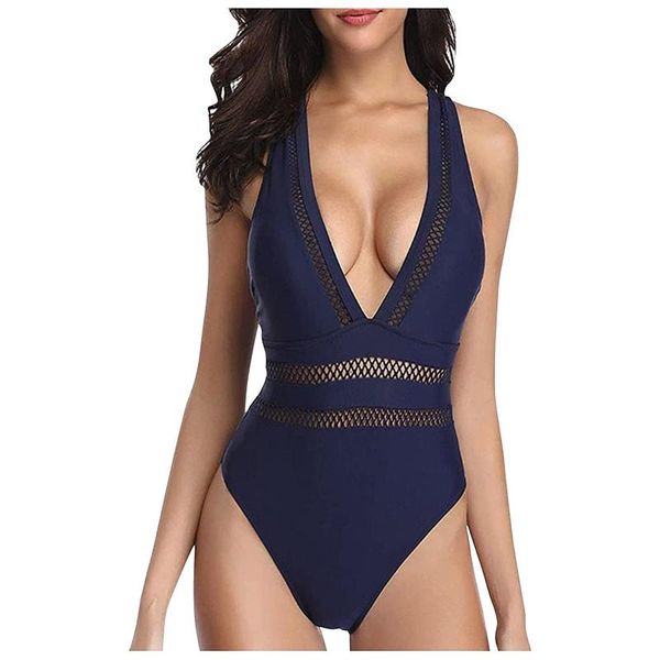 women's swimwear 2021 bikinis women fashion lace v neck one piece swimsuits halter bathing suit female bandage biquini, White;black
women's swimwear 2021 bikinis women fashion lace v neck one piece swimsuits halter bathing suit female bandage biquini, White;black