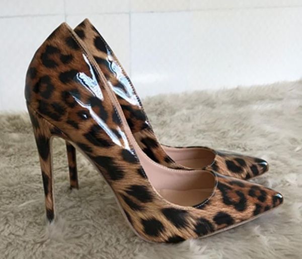 dress shoes night club party wedding women leopard print thin high heels slip on pointed toe 12cm stiletto pump, Black
dress shoes night club party wedding women leopard print thin high heels slip on pointed toe 12cm stiletto pump, Black
