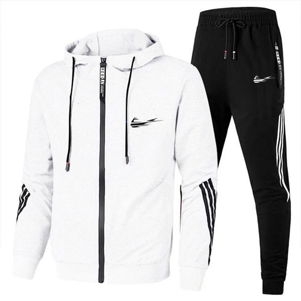 men sets tracksuit hoodie+pants zipper stripe fashion casual outdoor sports jogging fitness sportswear men sweatshirt suit m-3xl
men sets tracksuit hoodie+pants zipper stripe fashion casual outdoor sports jogging fitness sportswear men sweatshirt suit m-3xl