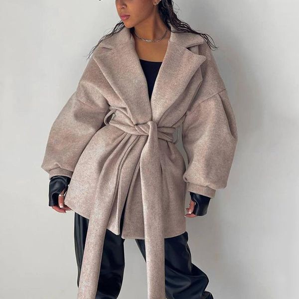 women's suits & blazers floy fashion casual notched women elegant solid tie belt collected waisted jackets lantern sleeve ladies, White;black
women's suits & blazers floy fashion casual notched women elegant solid tie belt collected waisted jackets lantern sleeve ladies, White;black