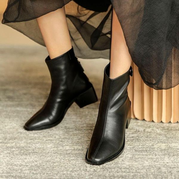 boots winter women short retro style full cattle hide thick heel basic comfortable fashion casual zipper black size 34-42
boots winter women short retro style full cattle hide thick heel basic comfortable fashion casual zipper black size 34-42