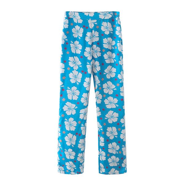women vintage flower painting pants chic female high waist side zipper casual pantalones ankle-length mujer 210430, Black;white
women vintage flower painting pants chic female high waist side zipper casual pantalones ankle-length mujer 210430, Black;white