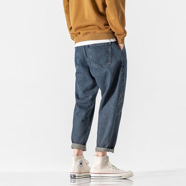 men's 2021 japanese fashion slim straight jeans harajuku casual cargo trousers streetwear blue denim pants men u0x1
men's 2021 japanese fashion slim straight jeans harajuku casual cargo trousers streetwear blue denim pants men u0x1