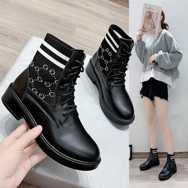 boots women 2021 fashion thick-soled breathable motorcycle short leather trend, Black
boots women 2021 fashion thick-soled breathable motorcycle short leather trend, Black